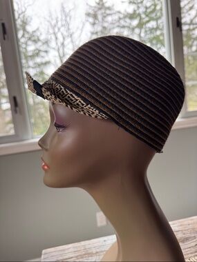 Kangol Colette two toned braided straw streetwear baseball cap sun hat